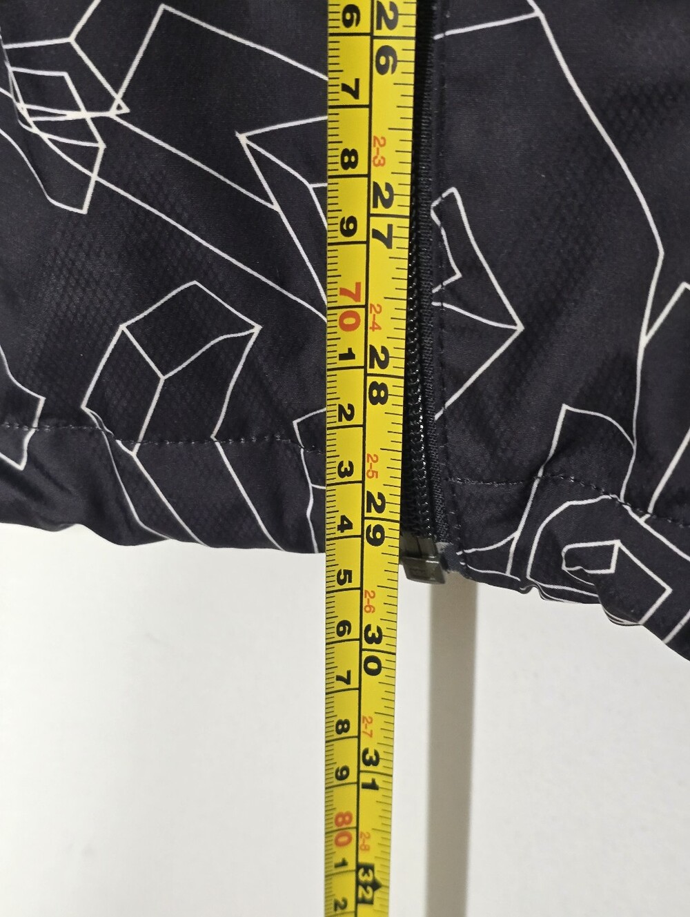 Orage Black White Windbreaker Lightweight Hooded Zip Pockets Jacket Size Small - Picture 10 of 13